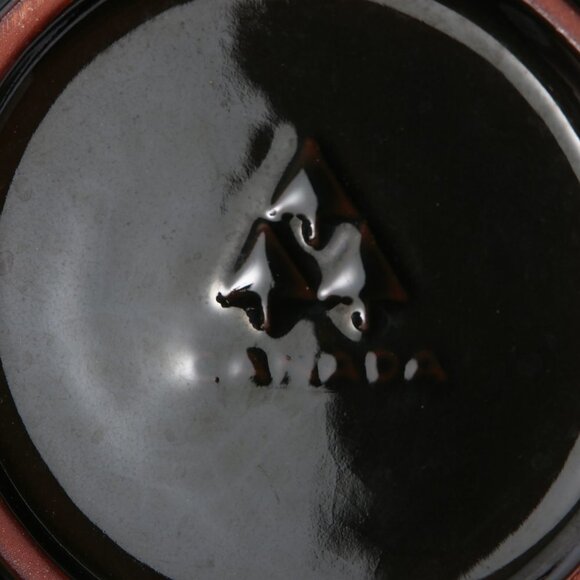 Vintage BMP Blue Mountain Pottery Large Serving Plate Platter Drip Glaze Blue - Picture 6 of 7